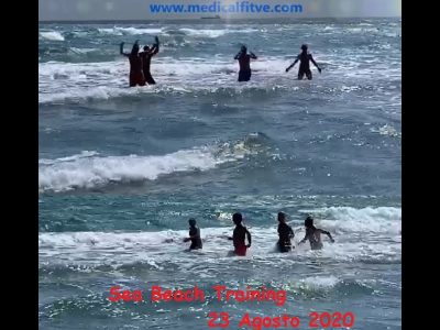 Sea beach training